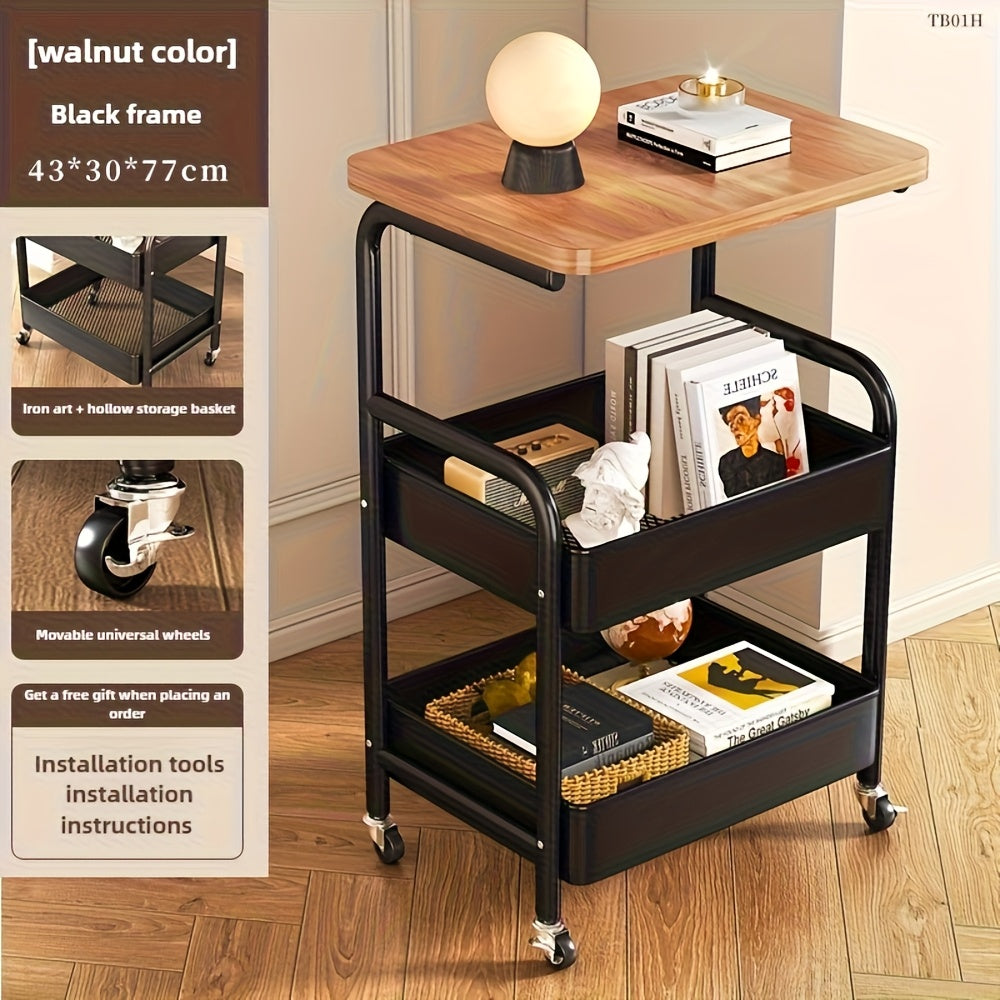 Slim Rolling Storage Trolley