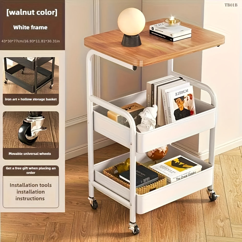 Slim Rolling Storage Trolley