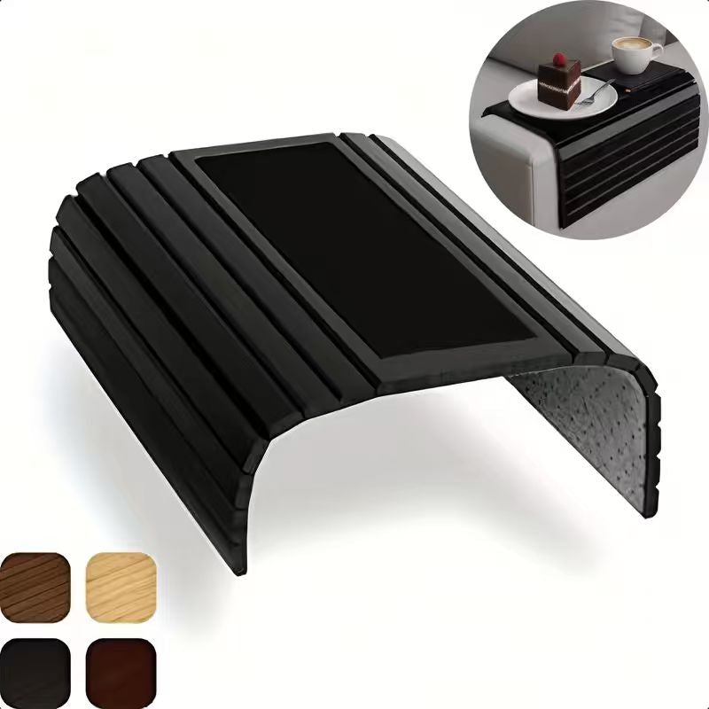 Foldable Bamboo Sofa Armrest Tray
