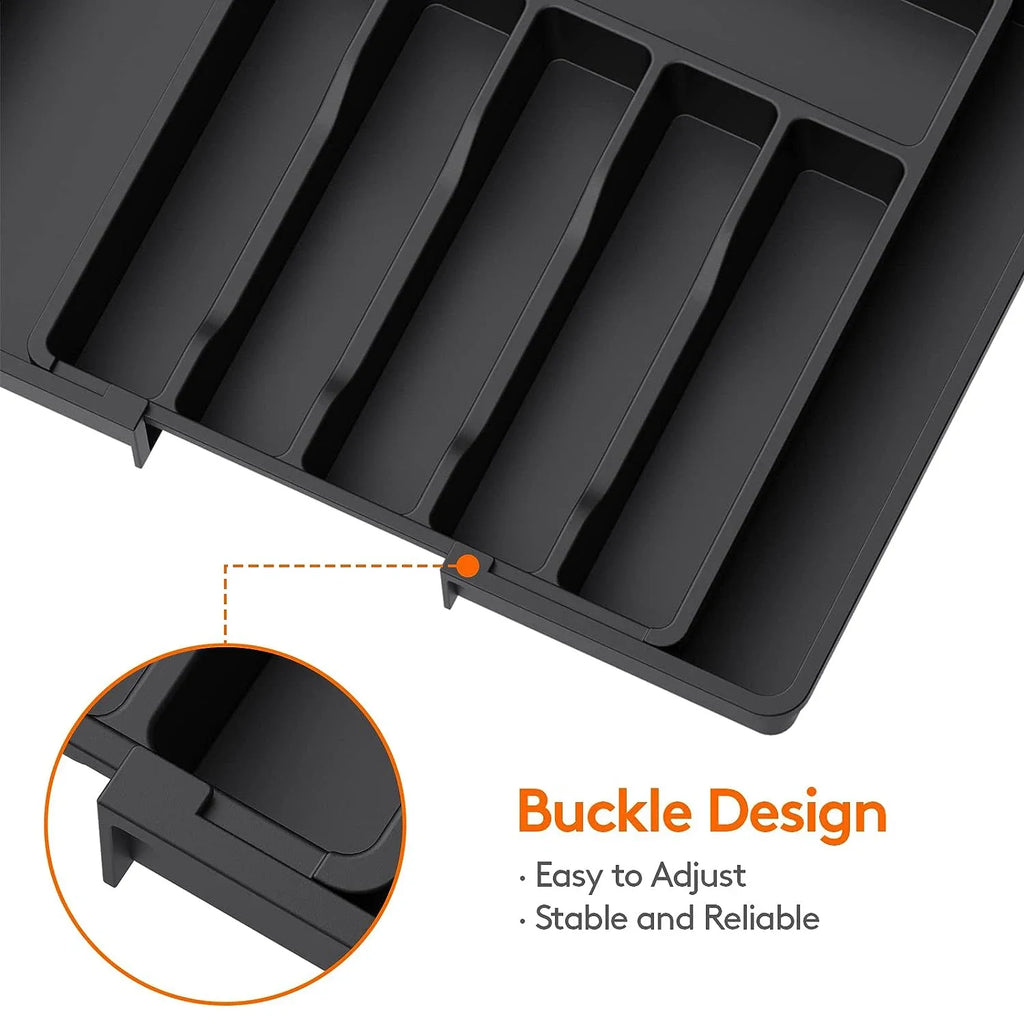 Expandable Cutlery & Utensil Tray