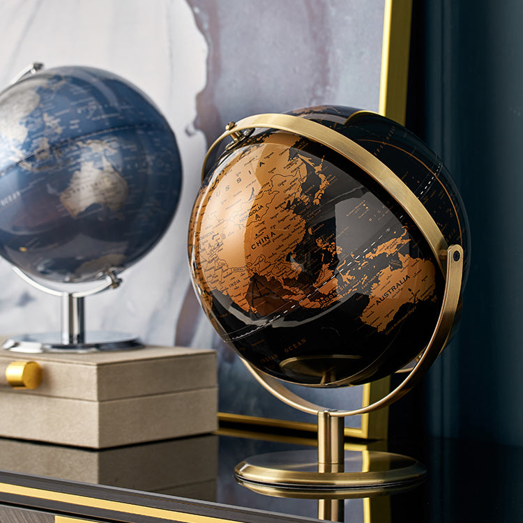 Retro World Globe Decor
