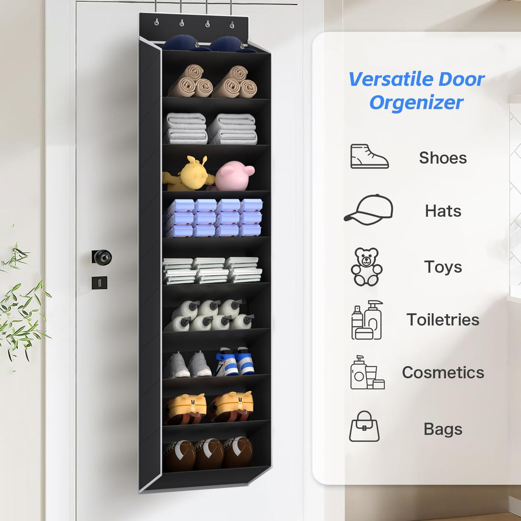 10-Tier Over-the-Door Shoe Organiser