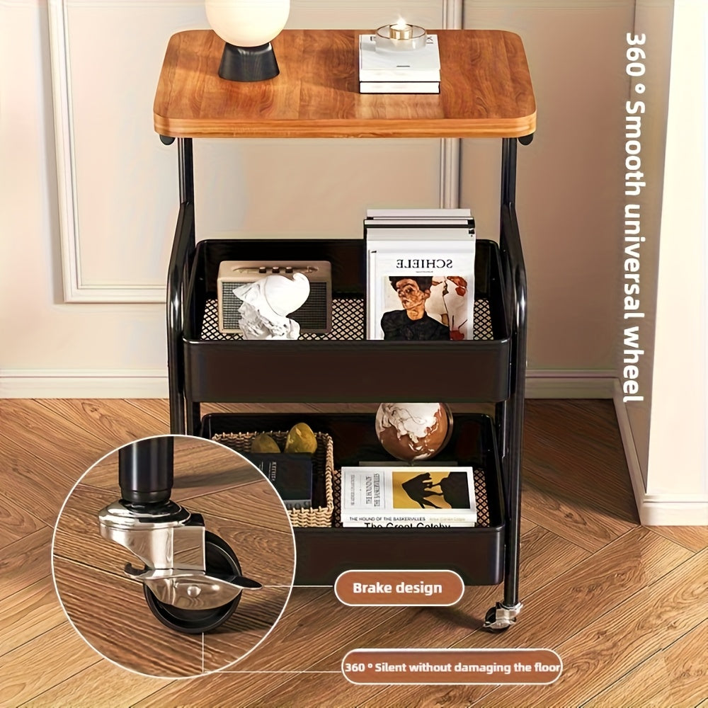 Slim Rolling Storage Trolley