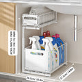 2-Tier Under-Sink Pull-Out Organizer