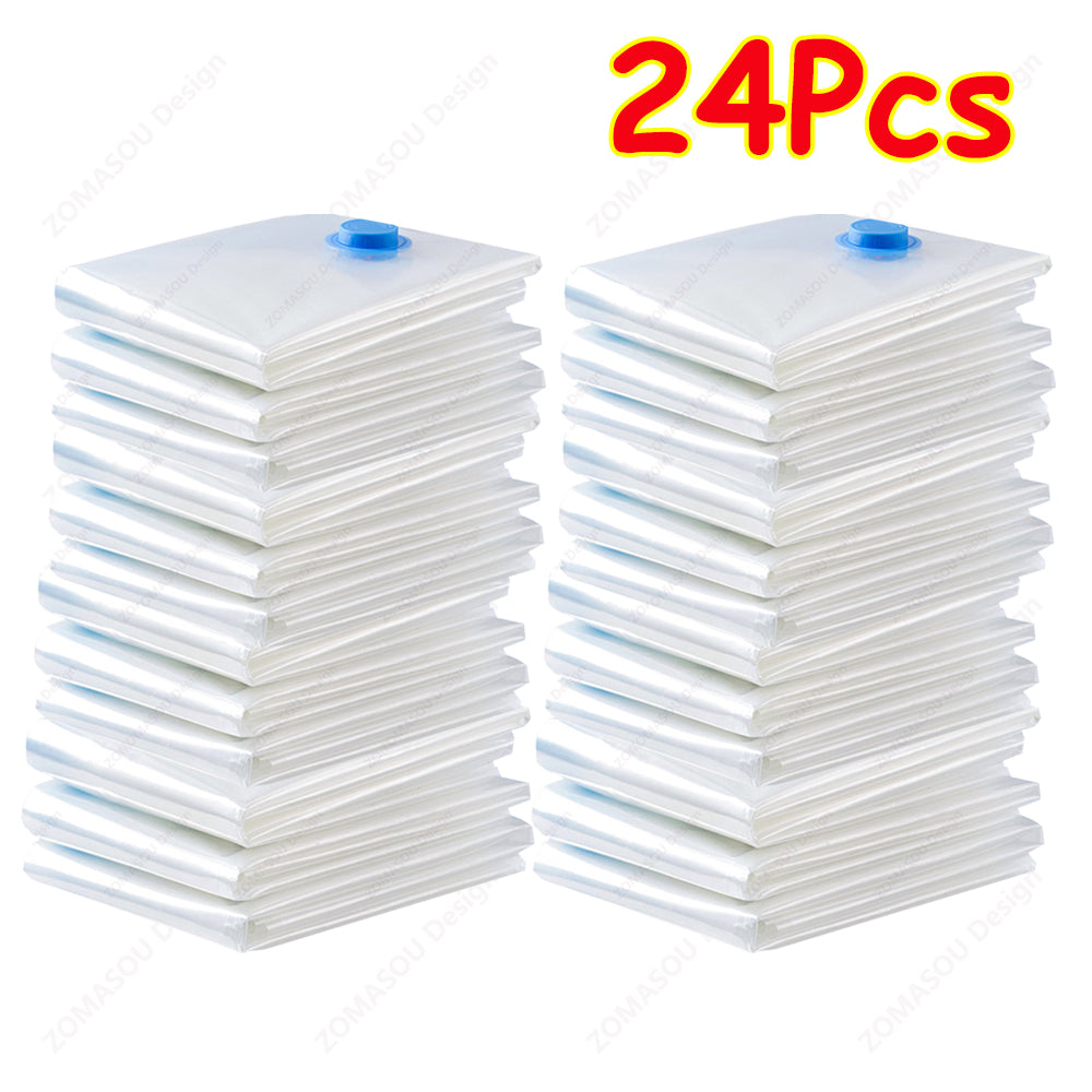 Reusable Vacuum Storage Bags with Hand Pump